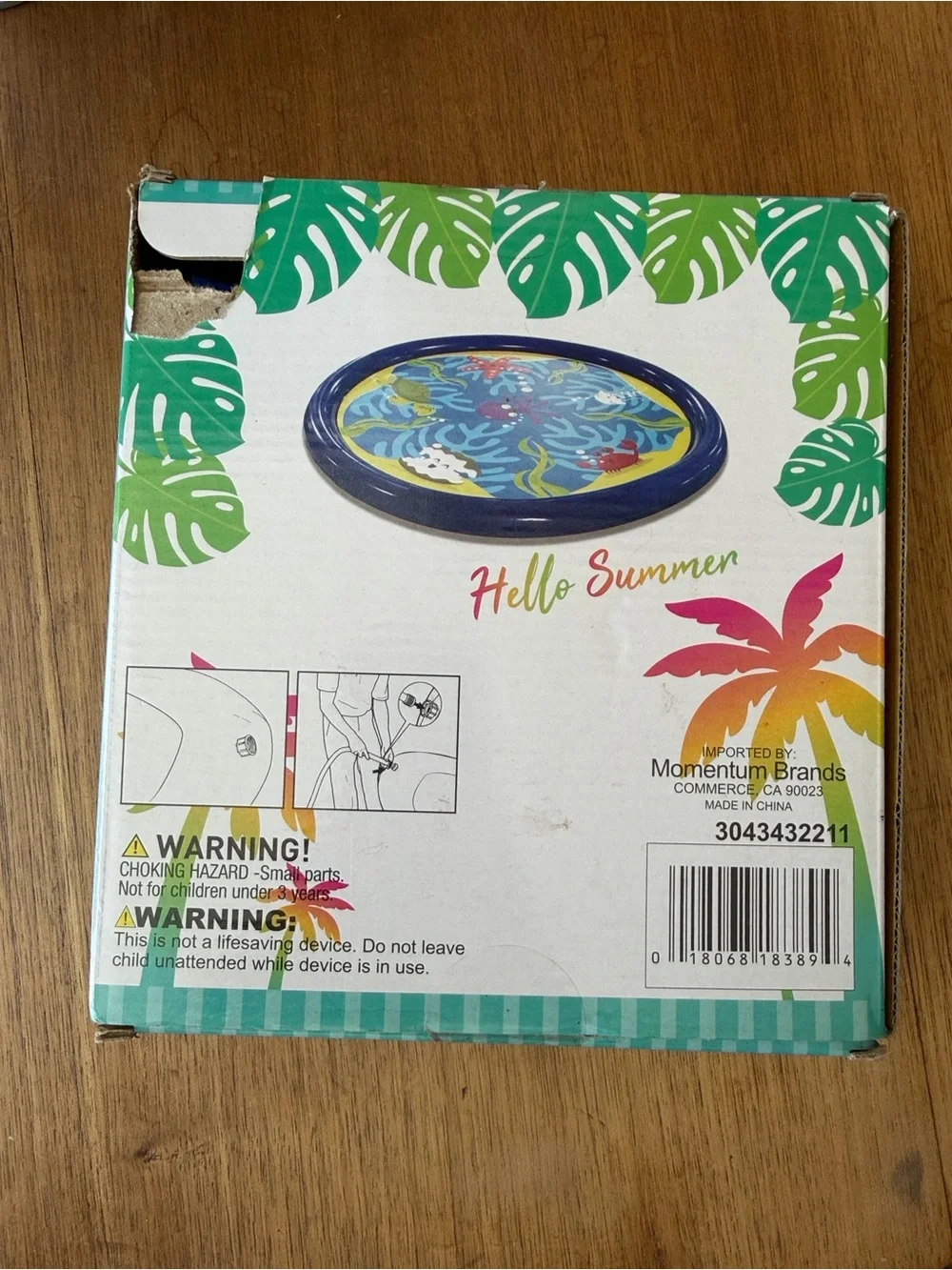 Hobby lobby Beach Sprinkler Mat - Blue